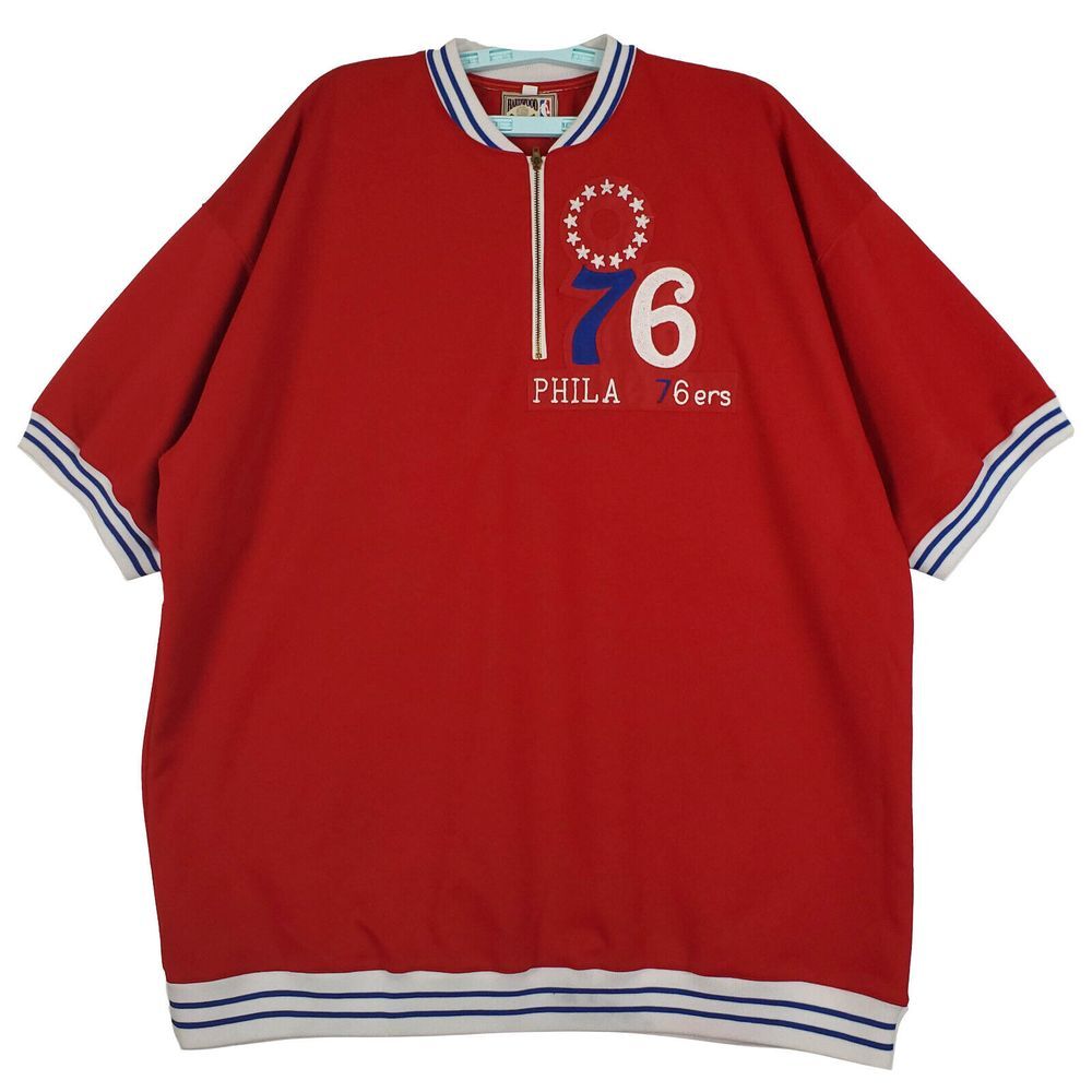 Philadelphia 76ers Mitchell & Ness NBA 3XL XXXL Authentic Shooting Shirt NWT